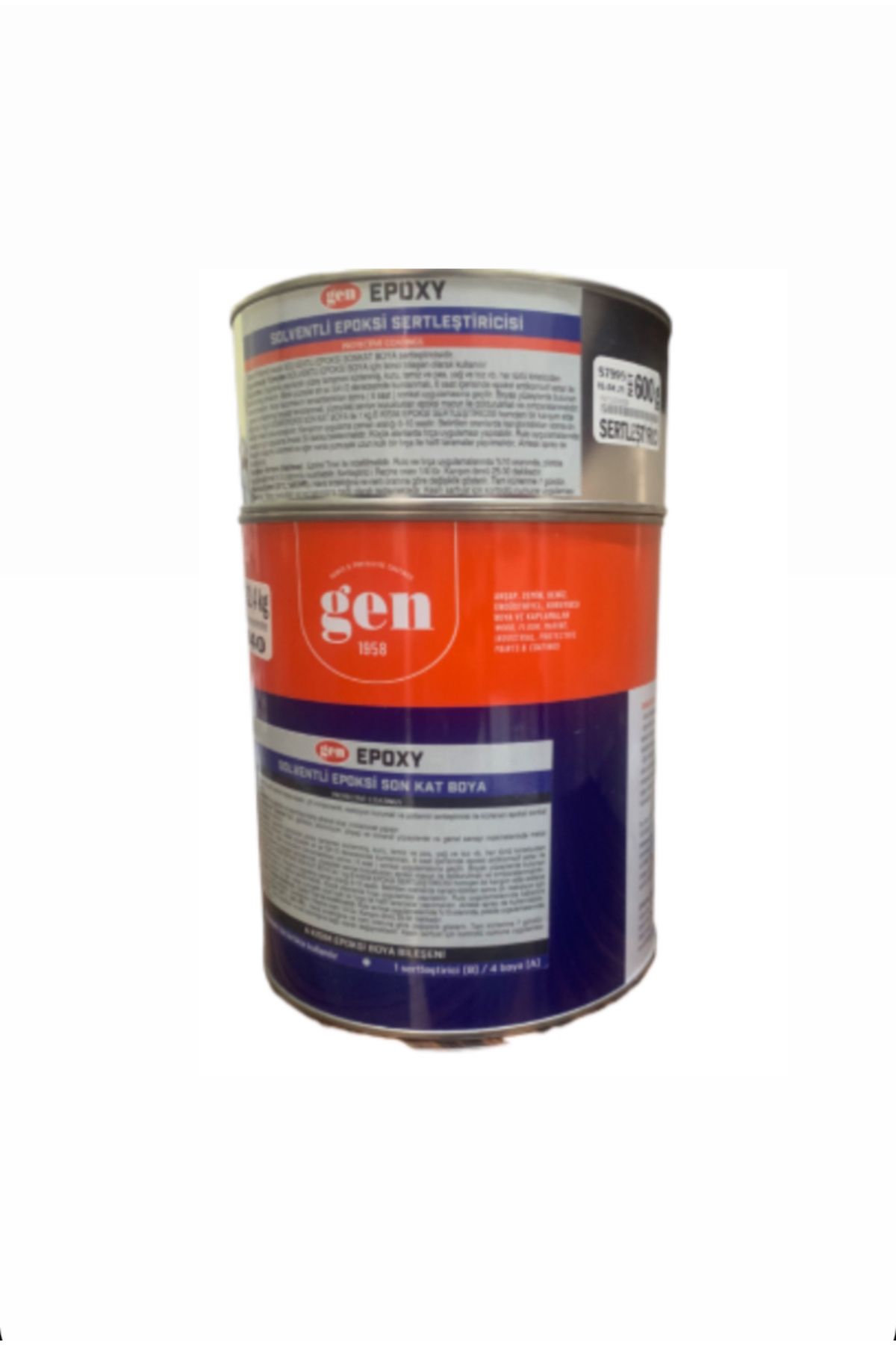 GEN BOYA EPOKSİ BOYA 2.400 GR +600 GR TOPLAM 3 KG