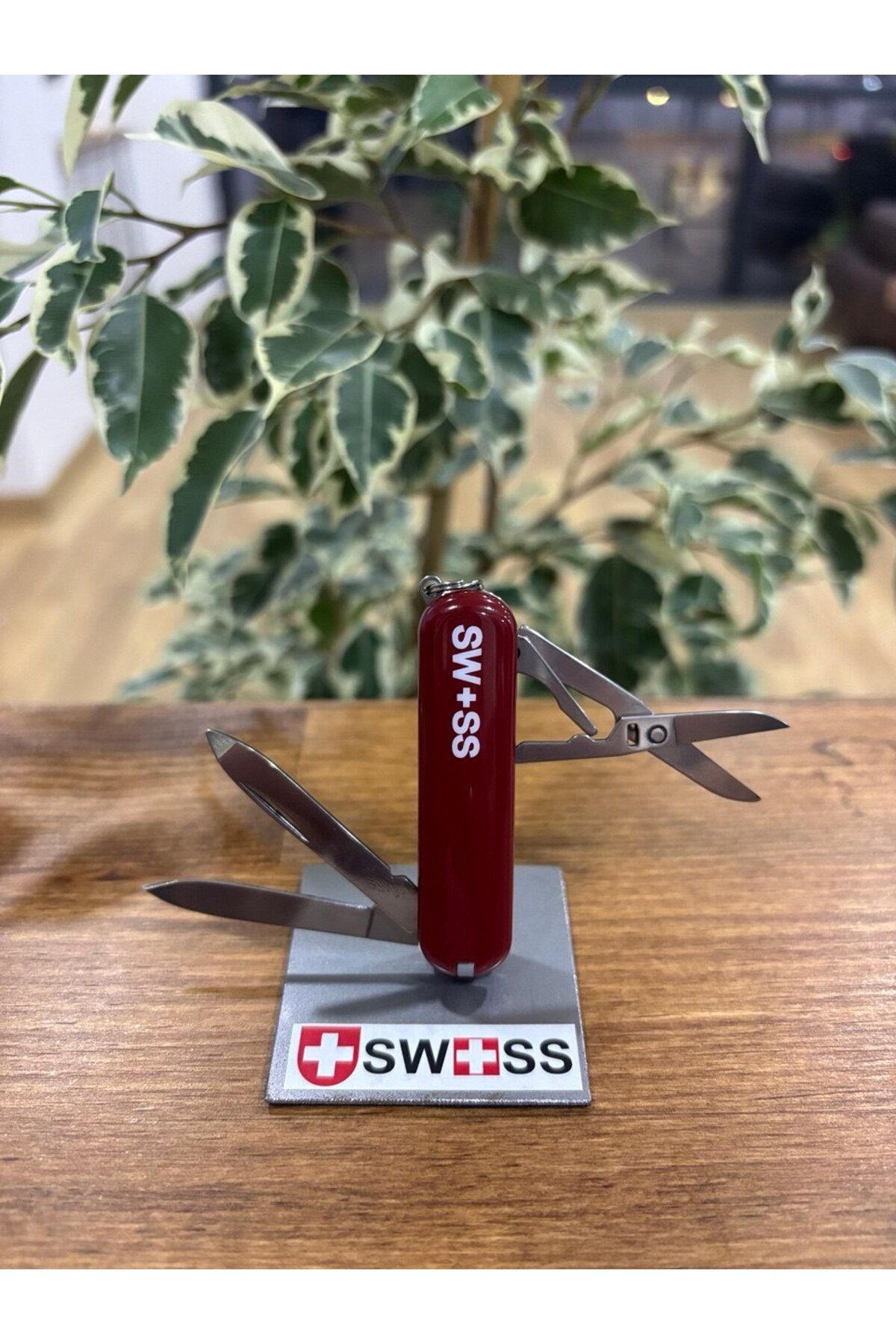 SWISS Swıss 5 Fonksiyonlu Orijinal İsviçre Çakısı Paslanmaz Çelik Kamp Outdoor Günlük Kullanım