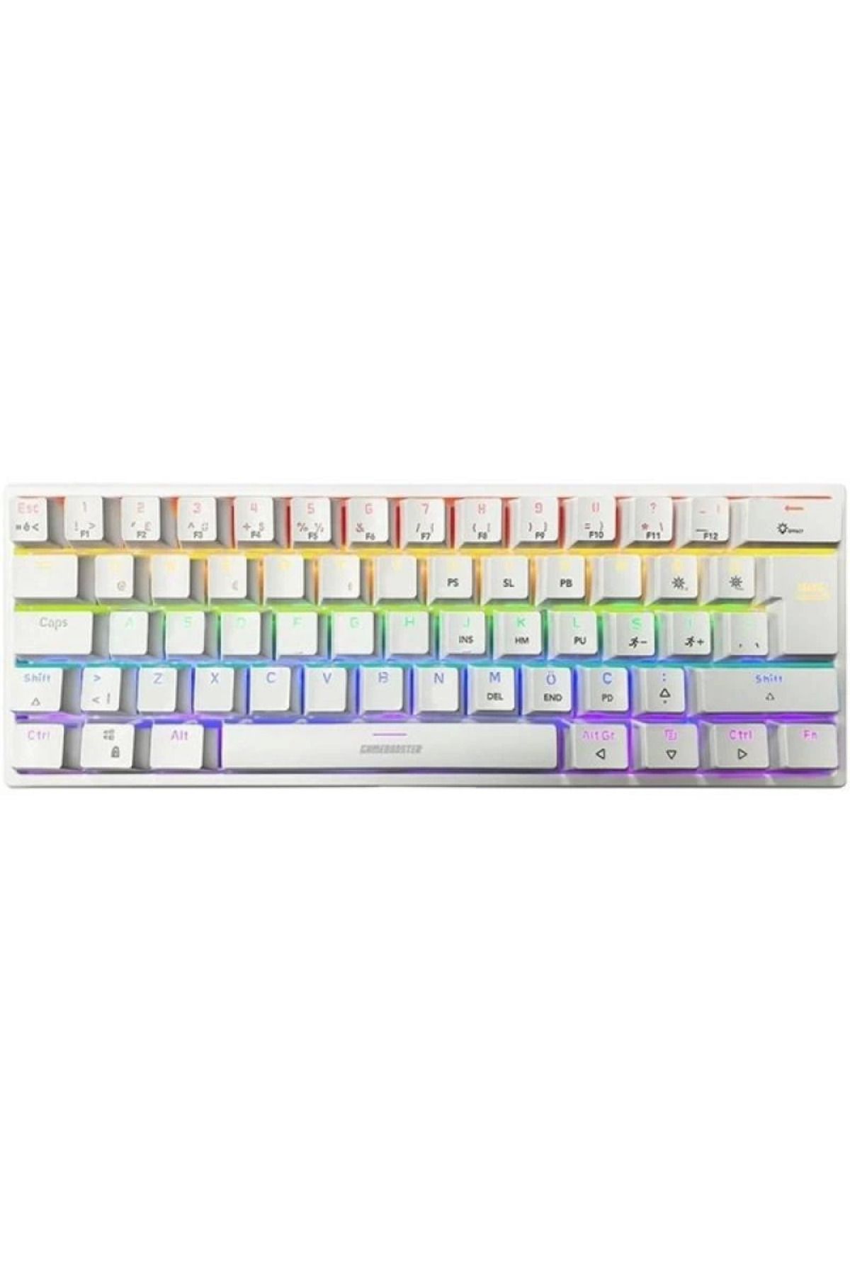 hayalimsah GameBooster GB-G11 GHOST Rainbow Aydınlatmalı Beyaz Mekanik Klavye