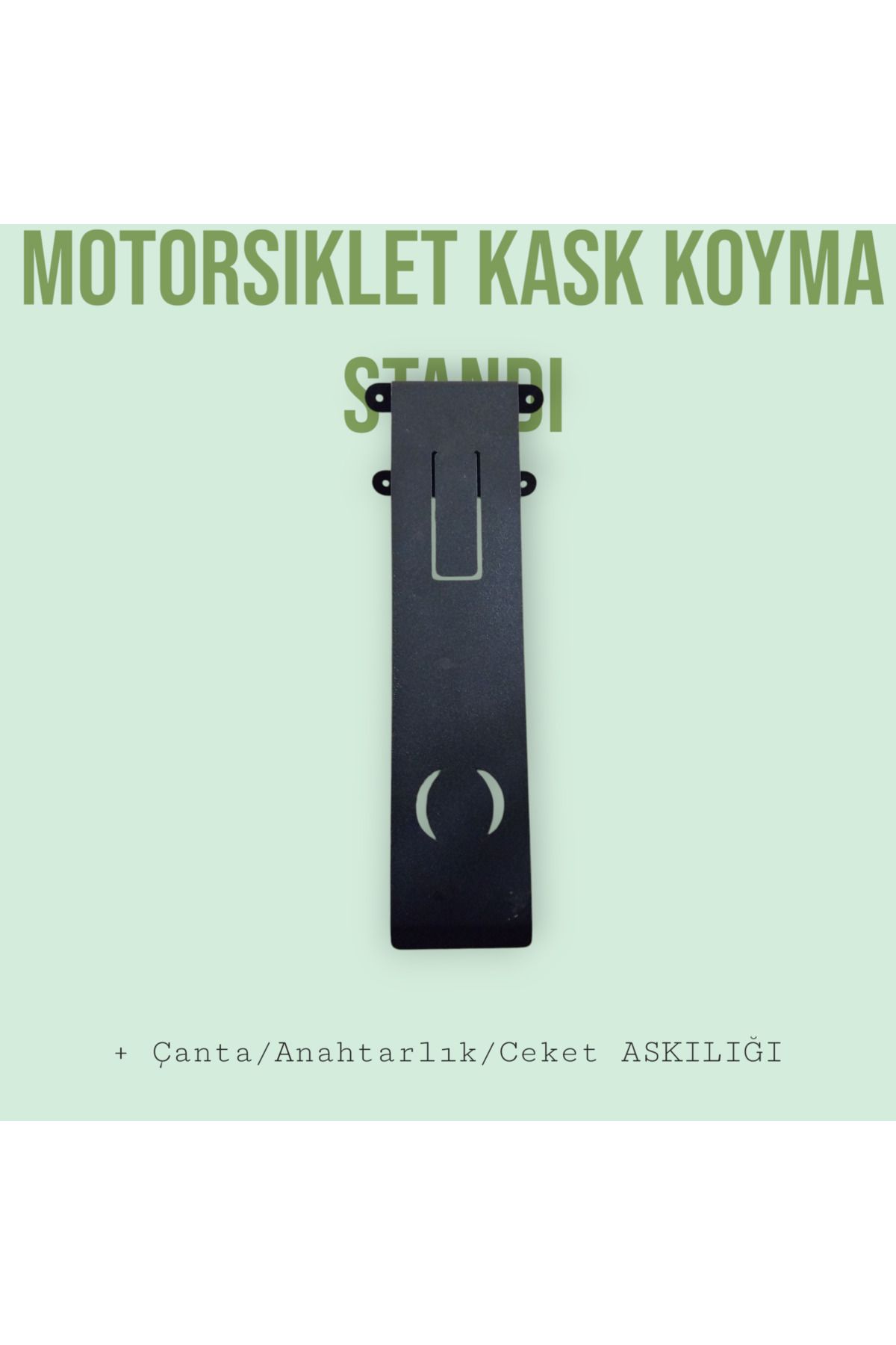 Store VOLKİ Duvara Monte Motosiklet Kask Standı - Orta Boy
