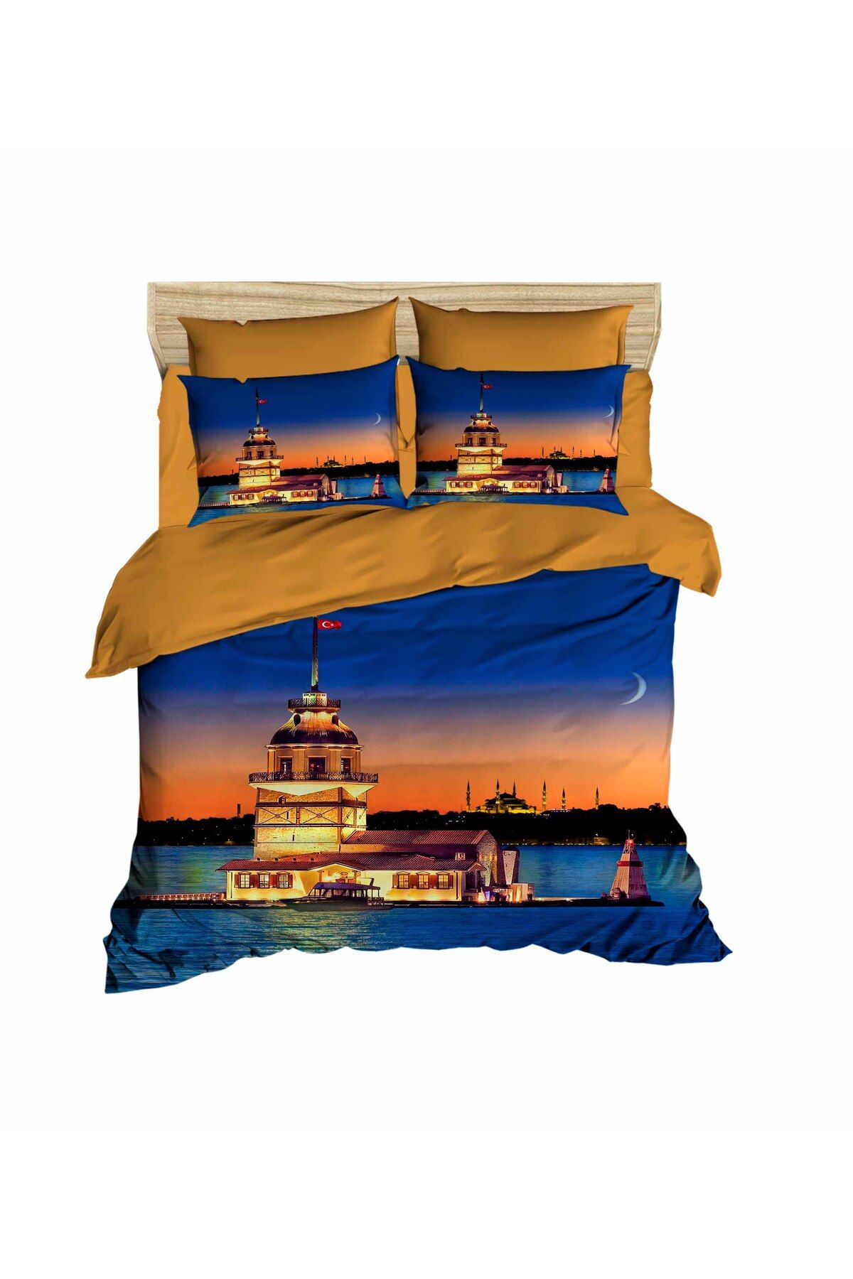 PAMUK DÜNYAM HOME 3D Dijital Nevresim Takımı / Çift Kişilik