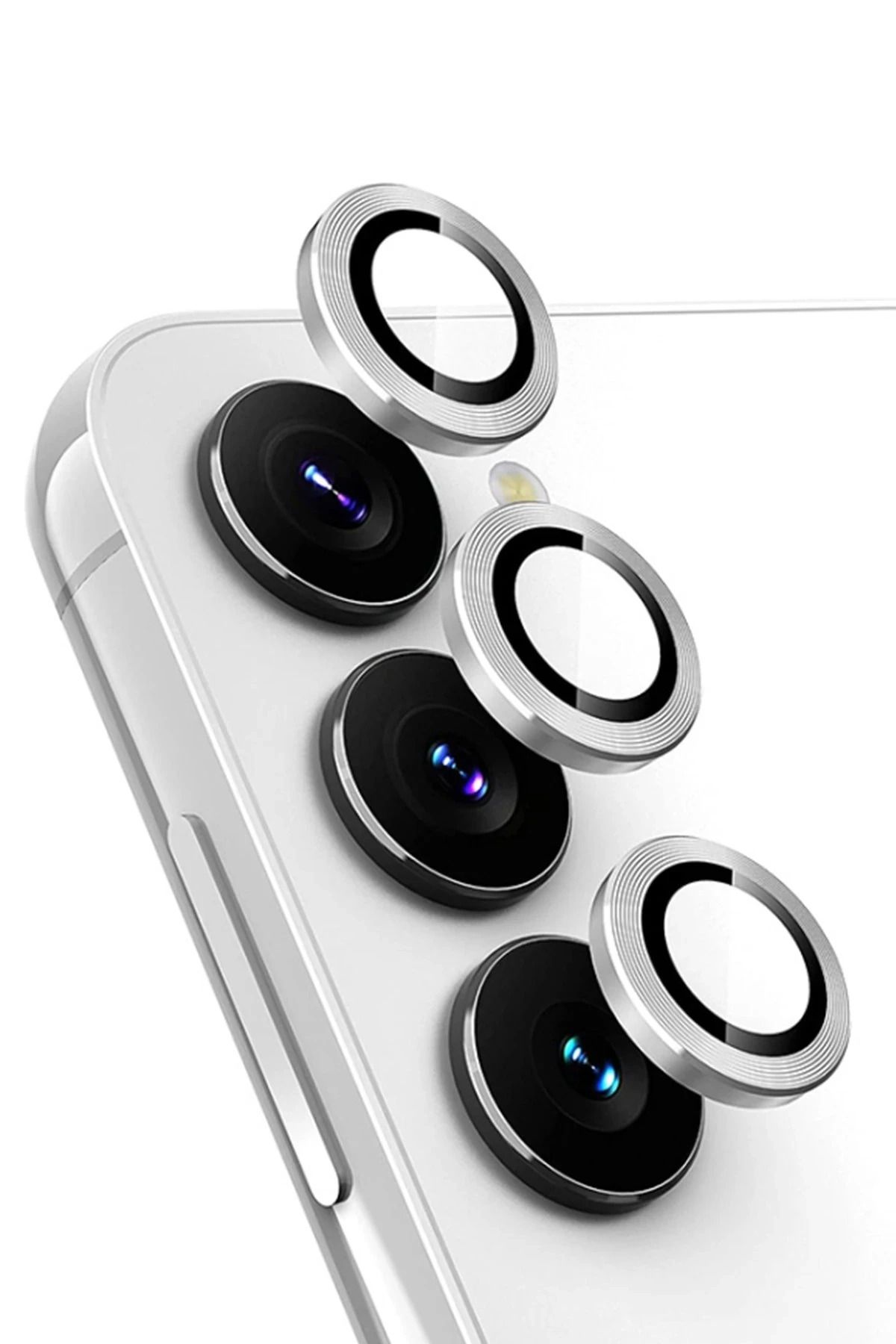 NewFace Galaxy A24 4G Valdez Metal Kamera Lens - Gümüş DRSTR