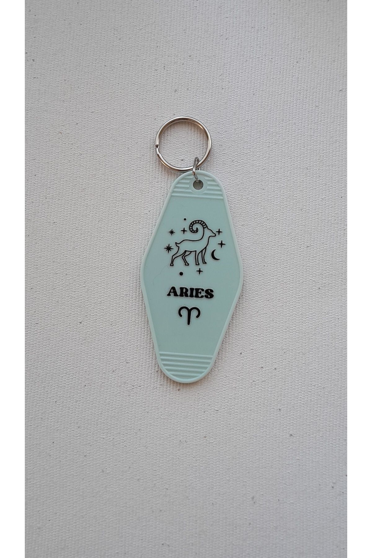 Retro motel anahtarlık