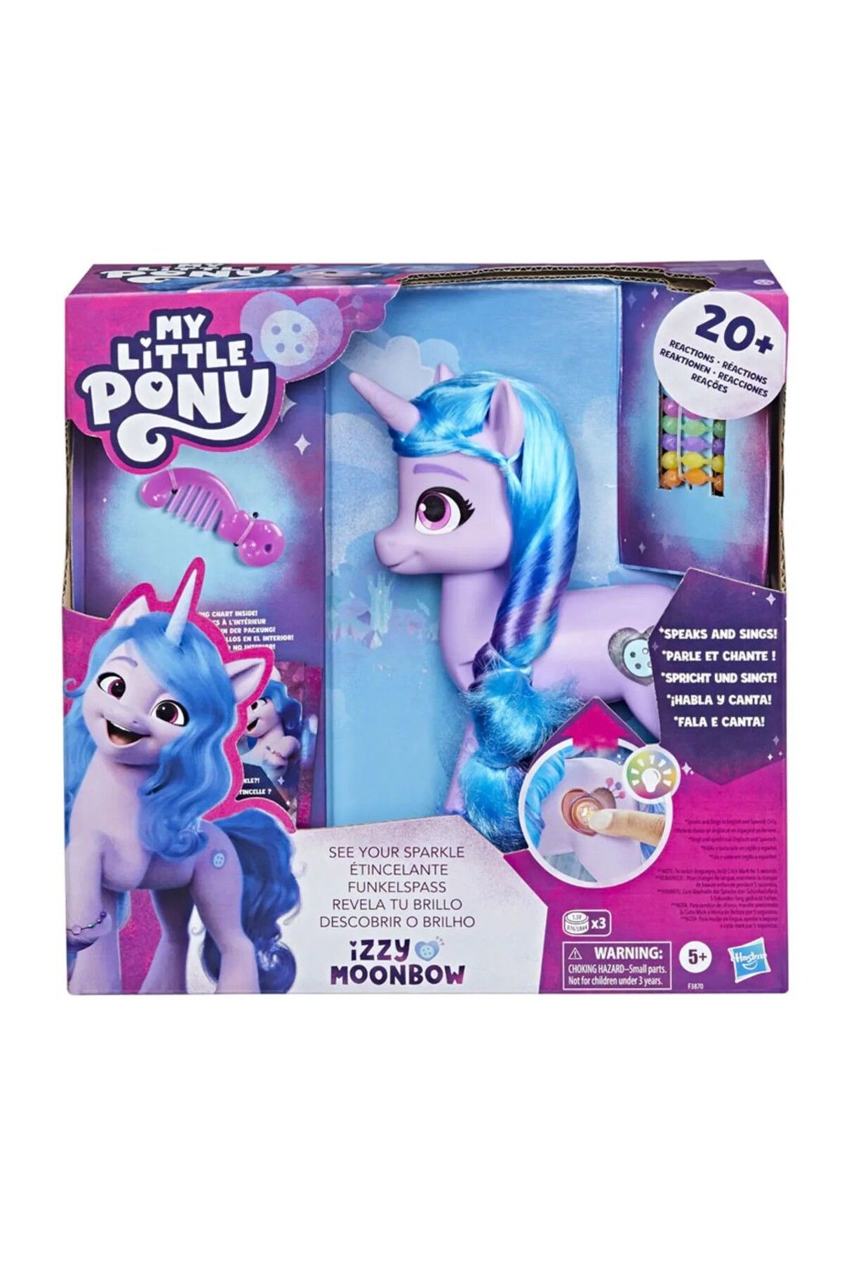 egemen oyuncak My Little Pony : Işıklı Ve Sesli Izzy Moonbow Oyun Seti