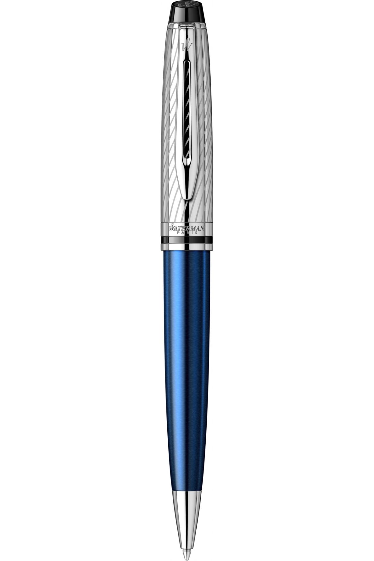 Waterman Expert Deluxe Metalik Lake Mavi CT Tükenmez Kalem