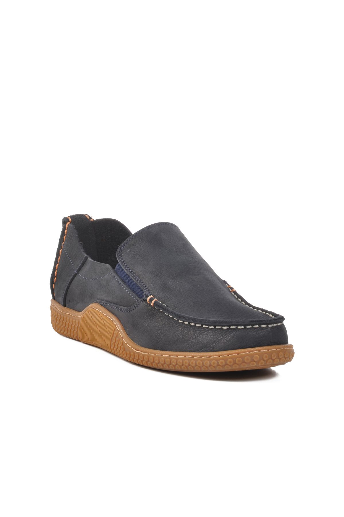 AYK'S Lacivert Nubuk Hakiki Deri Erkek Sneaker 3Y1447-534 M