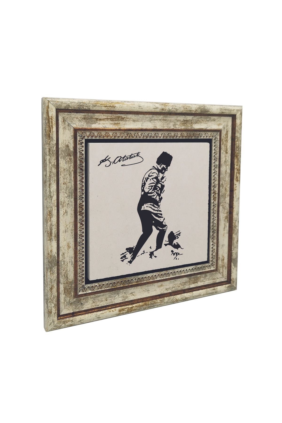 Souvenest Mustafa Kemal Atatürk Baskılı Taş Tablo 25X25