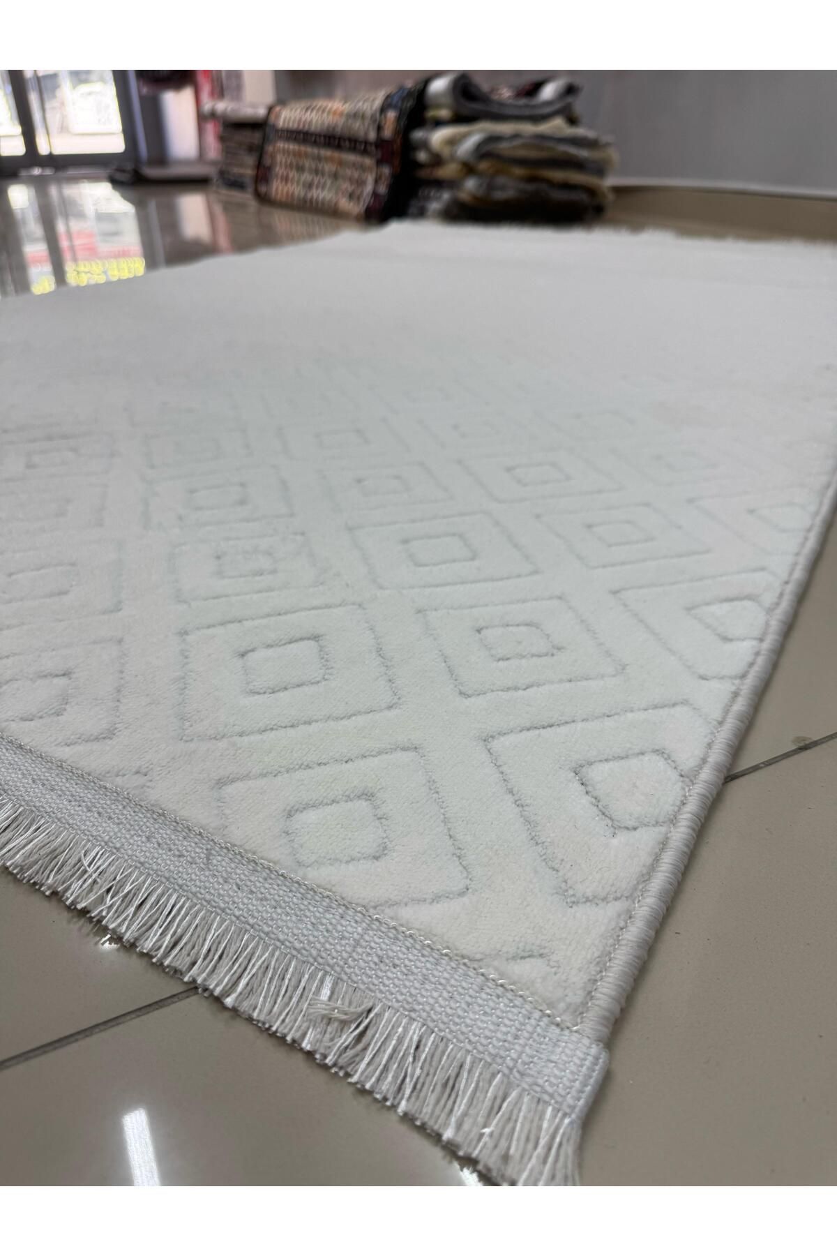 evim concept Puffy Viyana Serisi, Yumuşak Halı, Punch Halı, Salon Halısı, Kaymaz Taban Halı