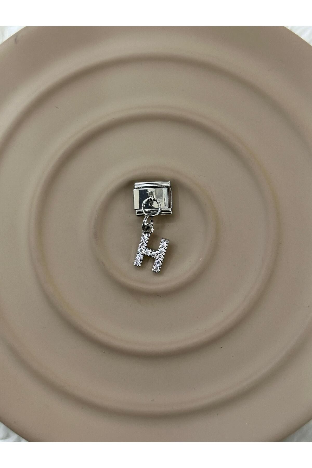 MSBTAKI İTALYAN CHARM H HARFİ 316L ÇELİK PASLANMA VE KARARMA YAPMAZ