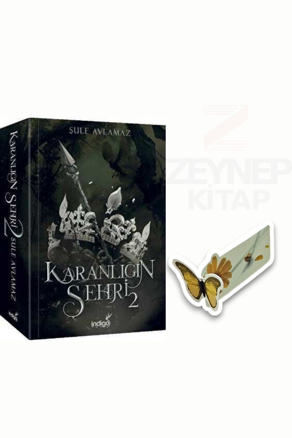İndigo Kitap Karanlığın Şehri 2(KARTONKAPAK)(Özel Tasarım Kelebek Ayraç Hediye)