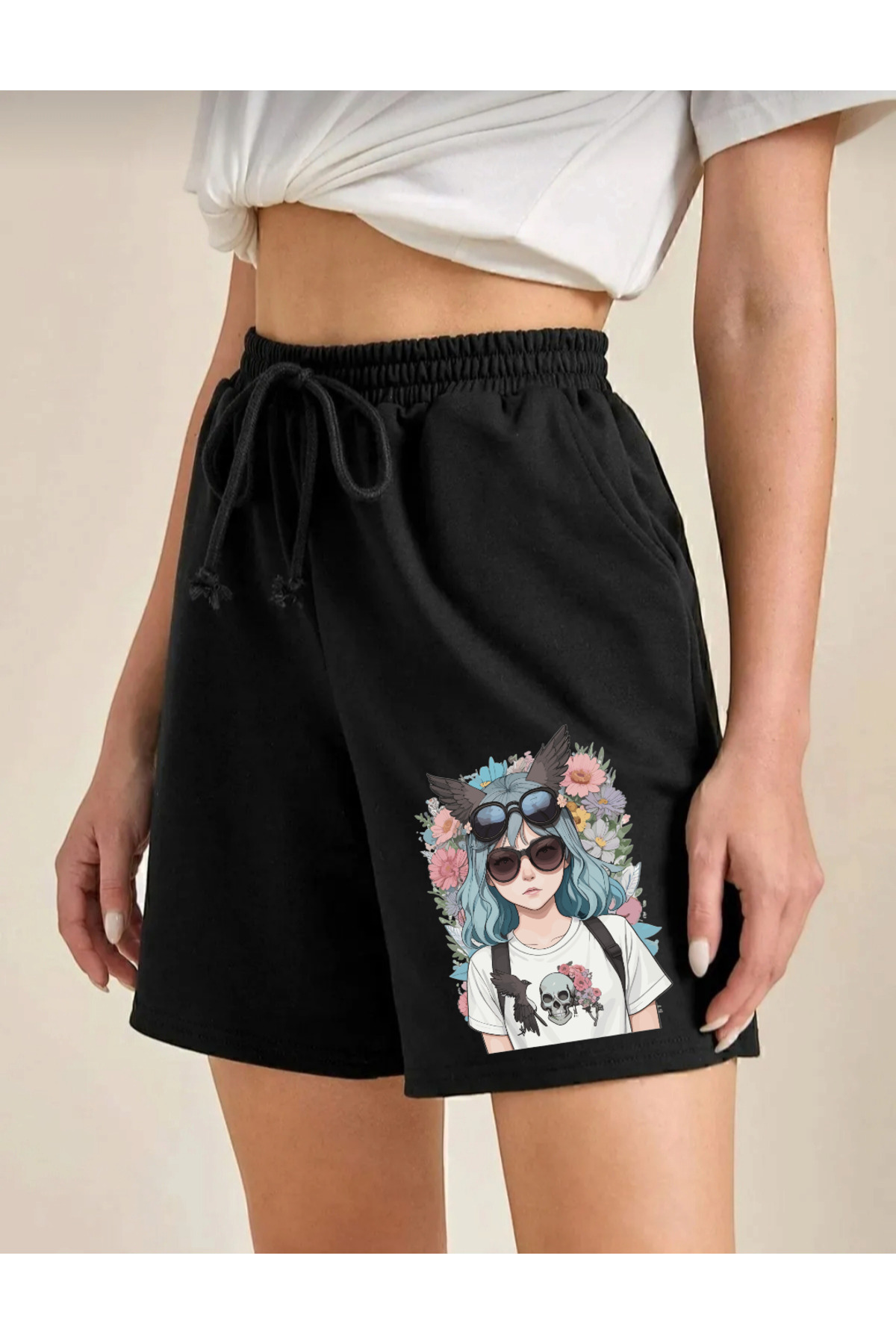 belean-2 Pack Printed Regular Shorts Sweat Repellent Summer No Pilling 5