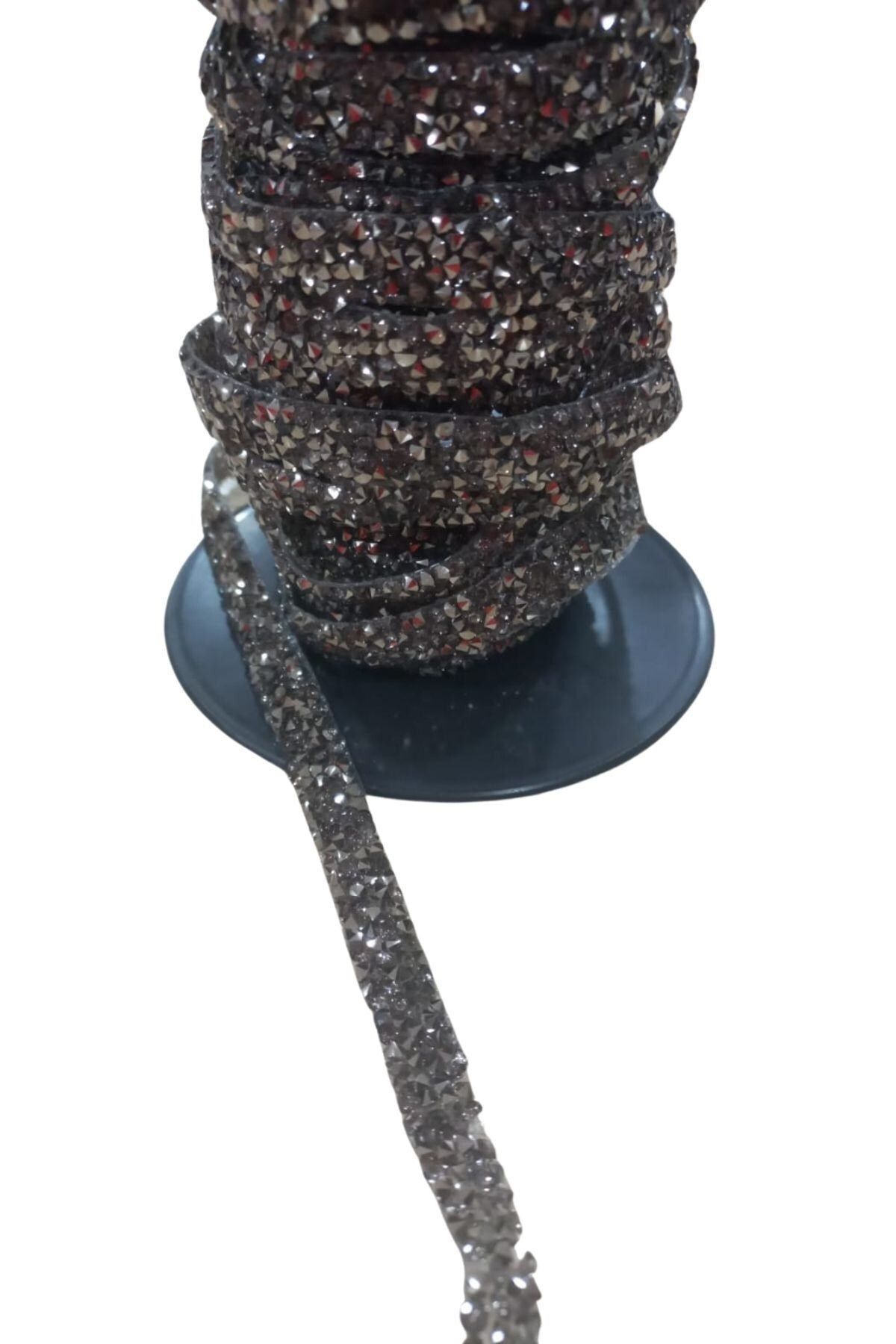 Emperium Silikonlu Yapıştırma Taş Şerit 2 cm Siyah 10 Metre