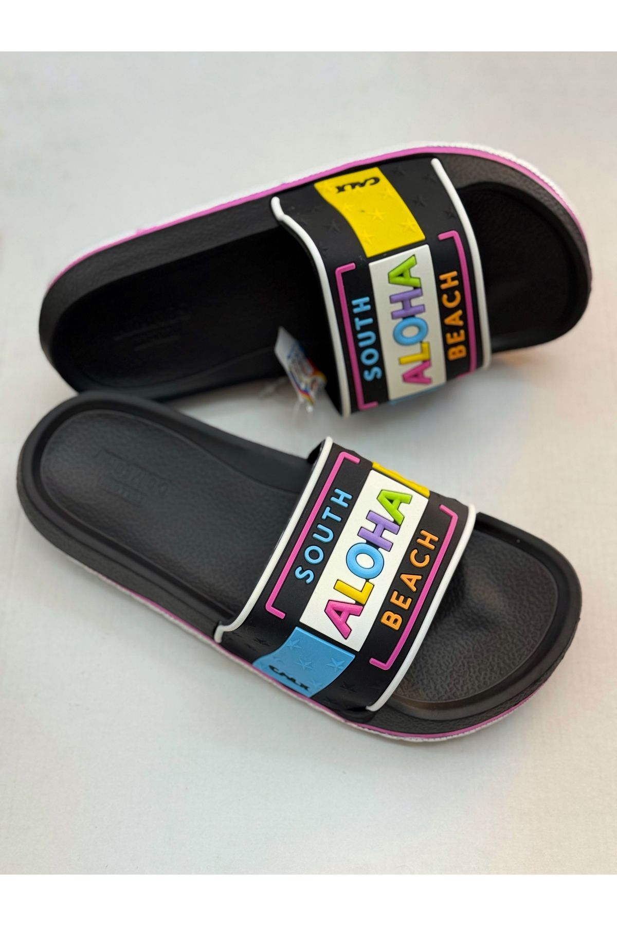 ÇOCUKÇA MODA Kaymaz ve Yumuşak Rahat Taban Kadın Terlik Deniz Havuz Bahçe Günlük Terlik