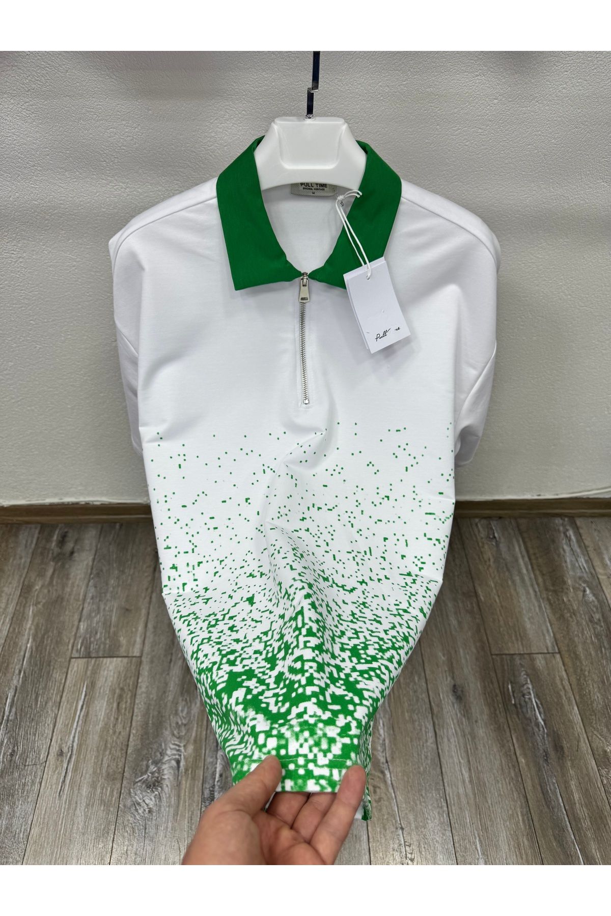 PULLTİME Pulltime polo yaka fermuarlı t shirt
