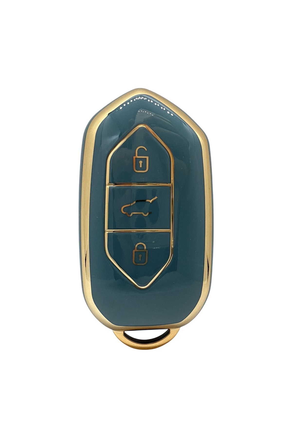 SatışMax Togg T10x 3 Tuşlu Smart Nano Koruma Anahtar Kılıfı Gri Gold Altın Renk Yüksek Kalite