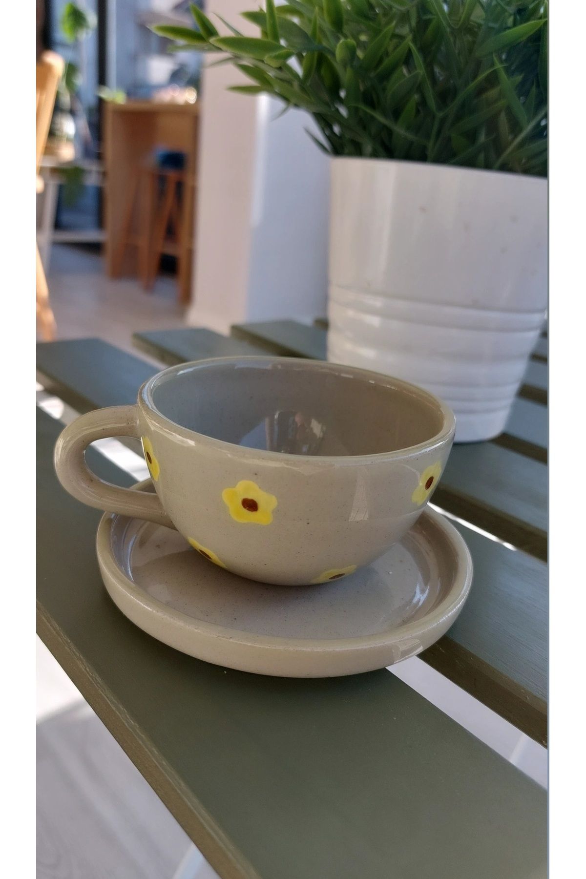 Home Türk Kahvesi Fincan Seti Seramik Fincan Elemeği Kupa Handmade Ceramic Cup