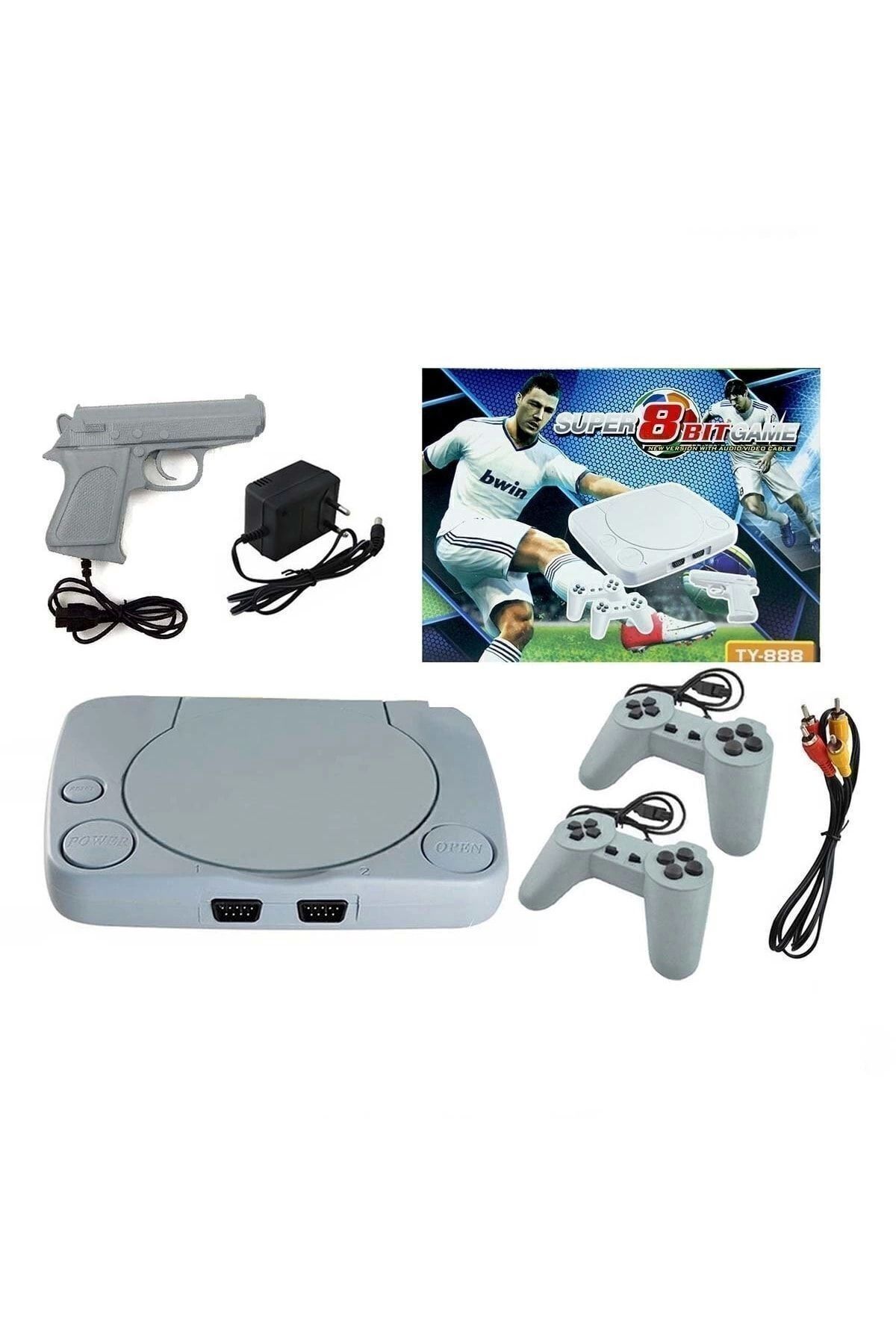 MELFSHOP Super 8 Bit Tv Game Yeni Version Retro Televizyon Atarisi Tabanca Tüplü Tv De Çalışır