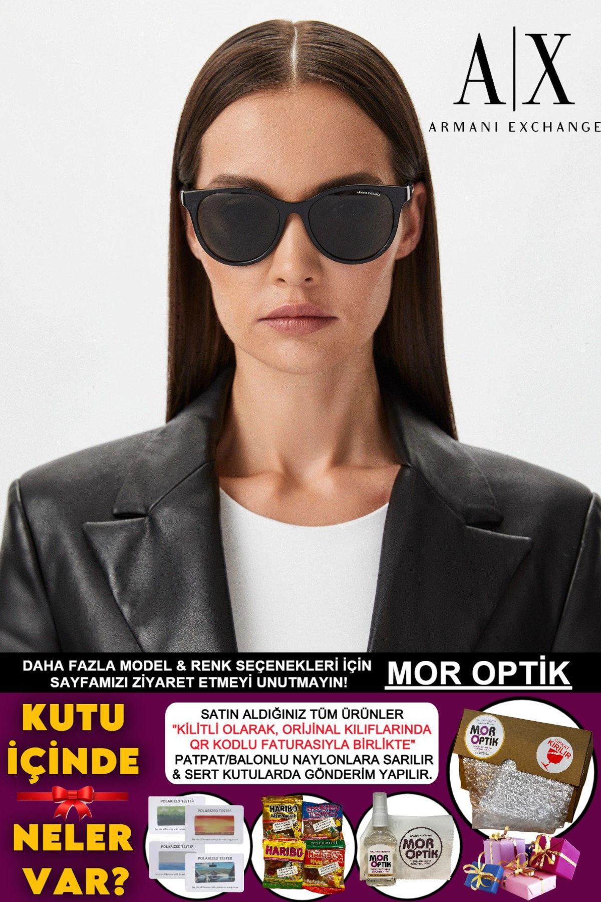 Armani Exchange AX4144SU 815887 54-17 140 3N "OVAL CAT MODEL"