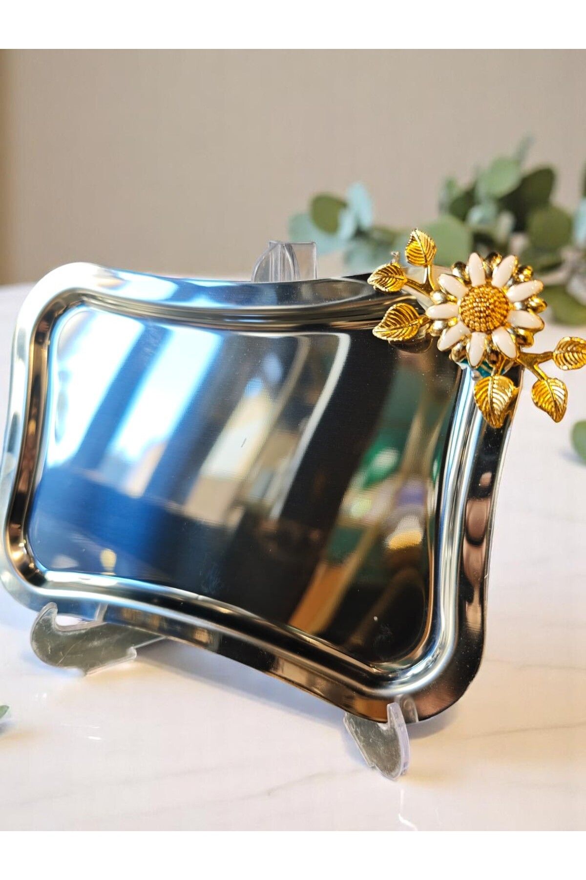 LeylArt Home SUNUMLUK METAL TEPSİ