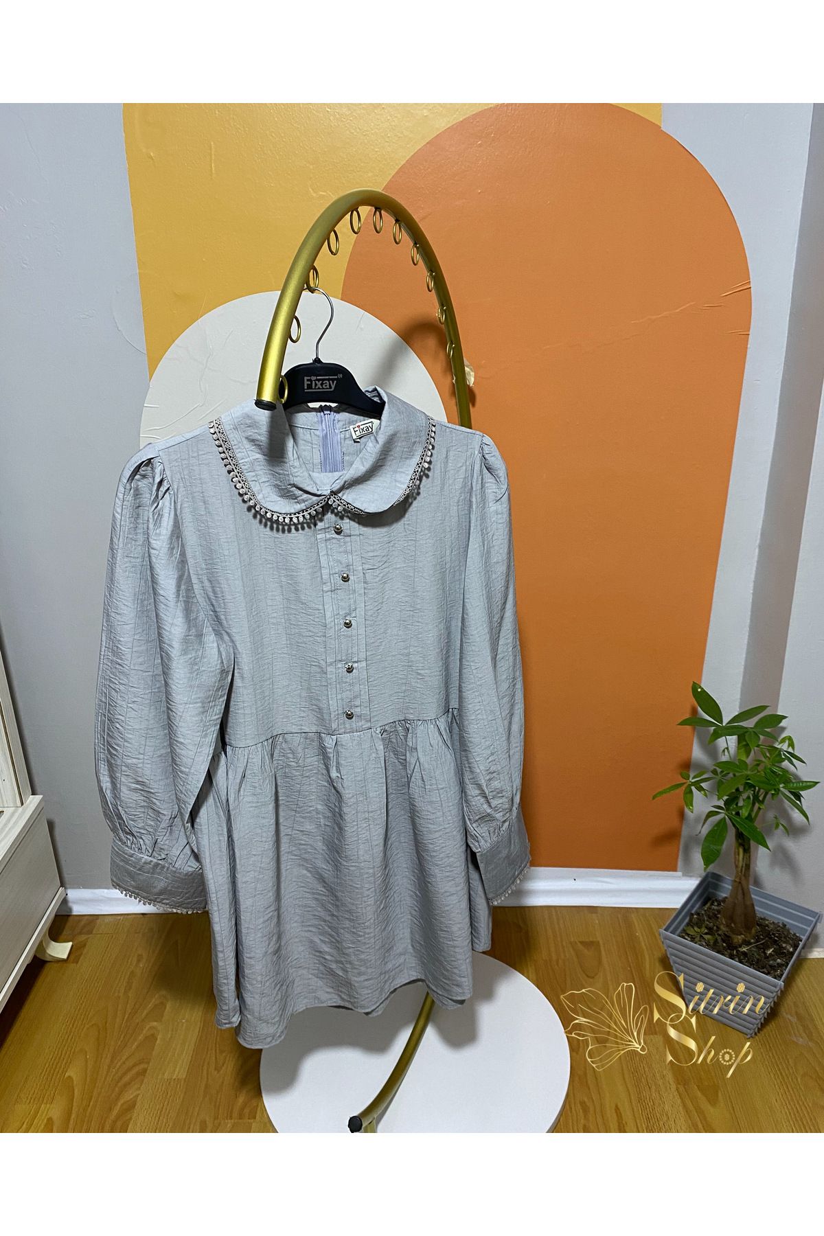 Sitrin Bebe yaka tunik tesettür