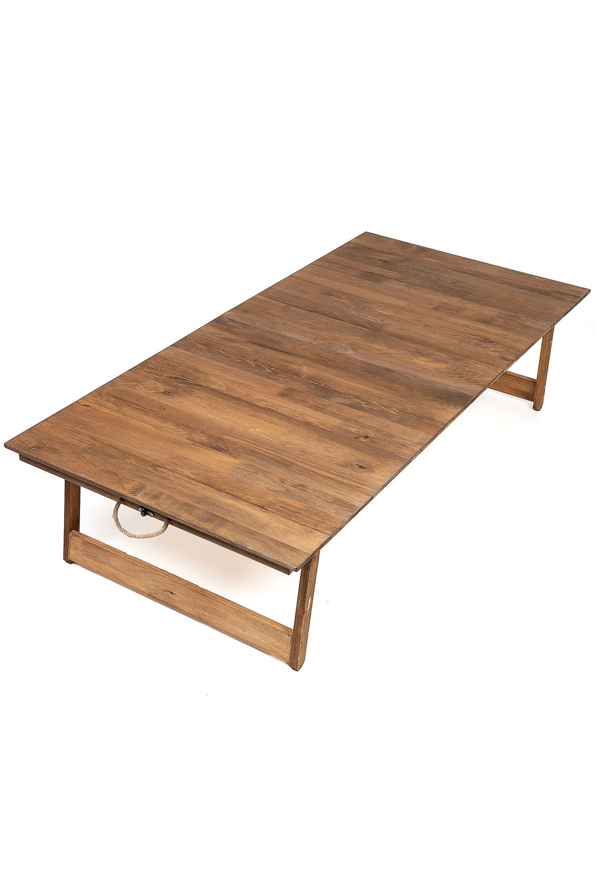 LİVİNGSTORE Katlanabilir Ahşap Kamp,balkon,bahçe Masası–70x150 cm–Ceviz Renk–Kurulumsuz–Taşınabilir