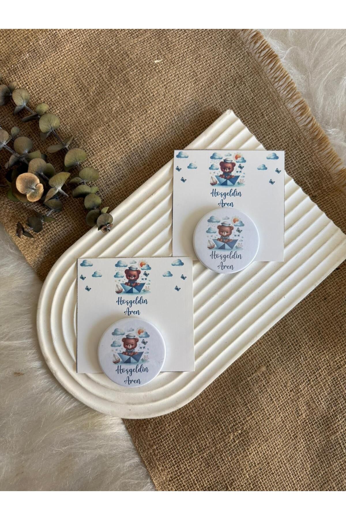 Karudesignn 10 Adet Bebek Hediyelik Açacak Magnet