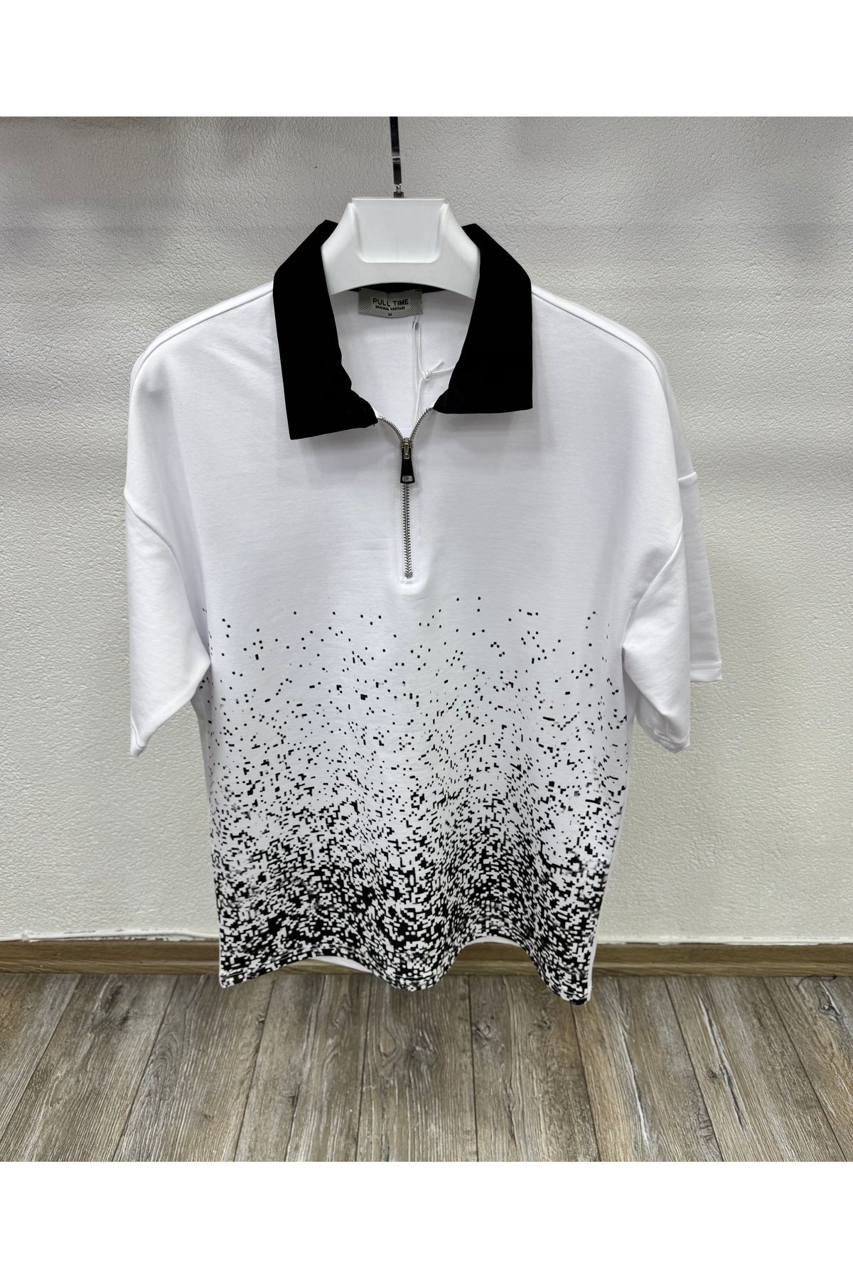 PULLTİME Pulltime polo yaka fermuarlı t shirt