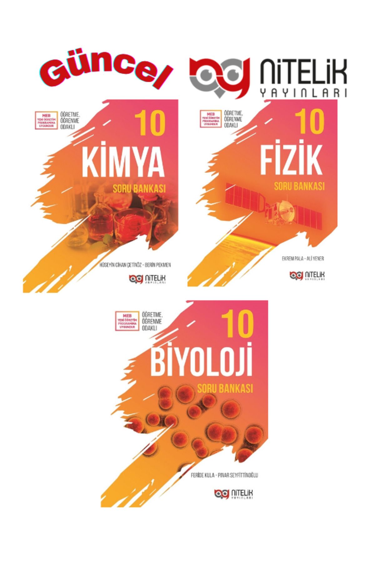 Palme Yayınevi Nitelik Yayınları Güncel 10.Sınıf Fizik-Kimya-Biyoloji Video Çözümlü Soru Bankası