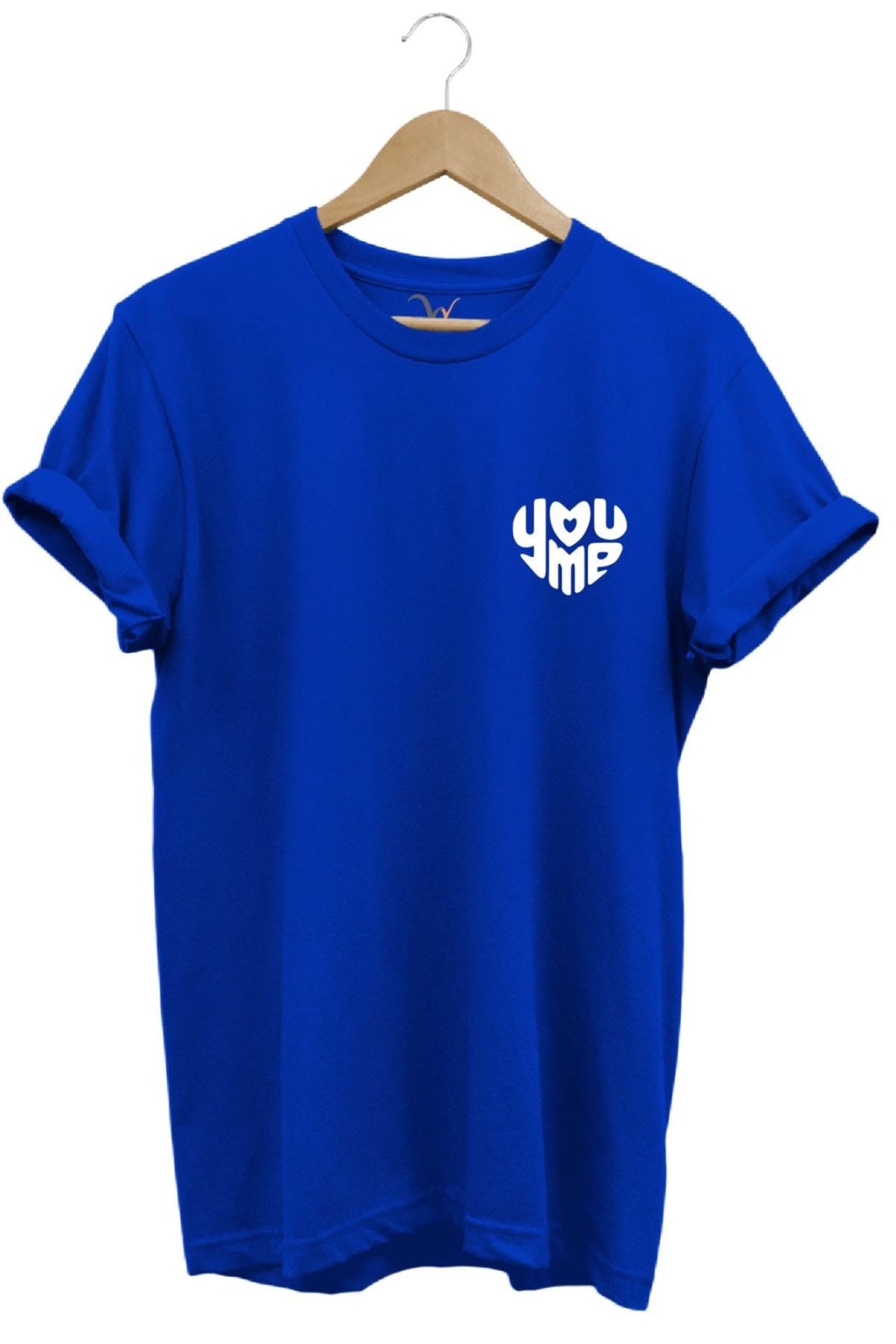 MODA Minimalist Unisex %100 Pamuk Bisiklet Yaka Basic T-shirt
