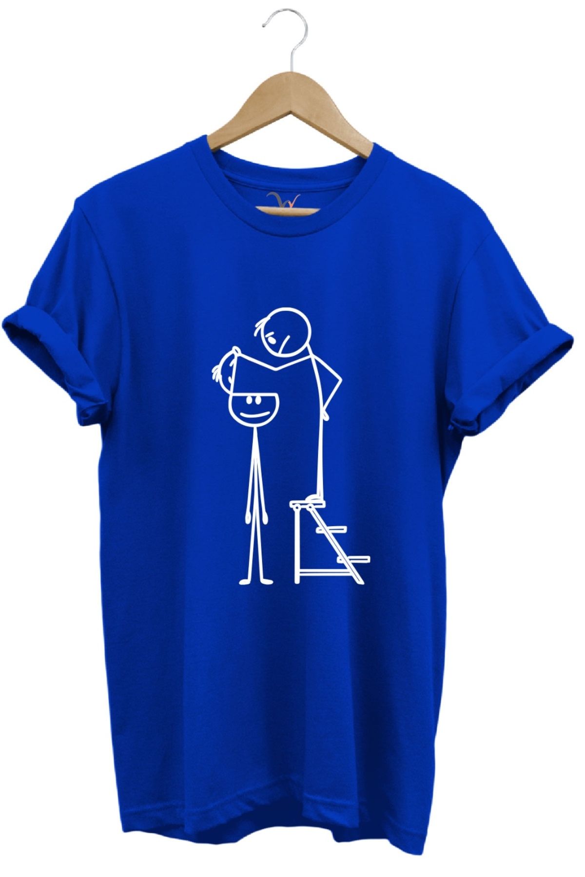 onsrawear Unisex İllüstrasyon Baskılı Günlük %100 Pamuk T-Shirt