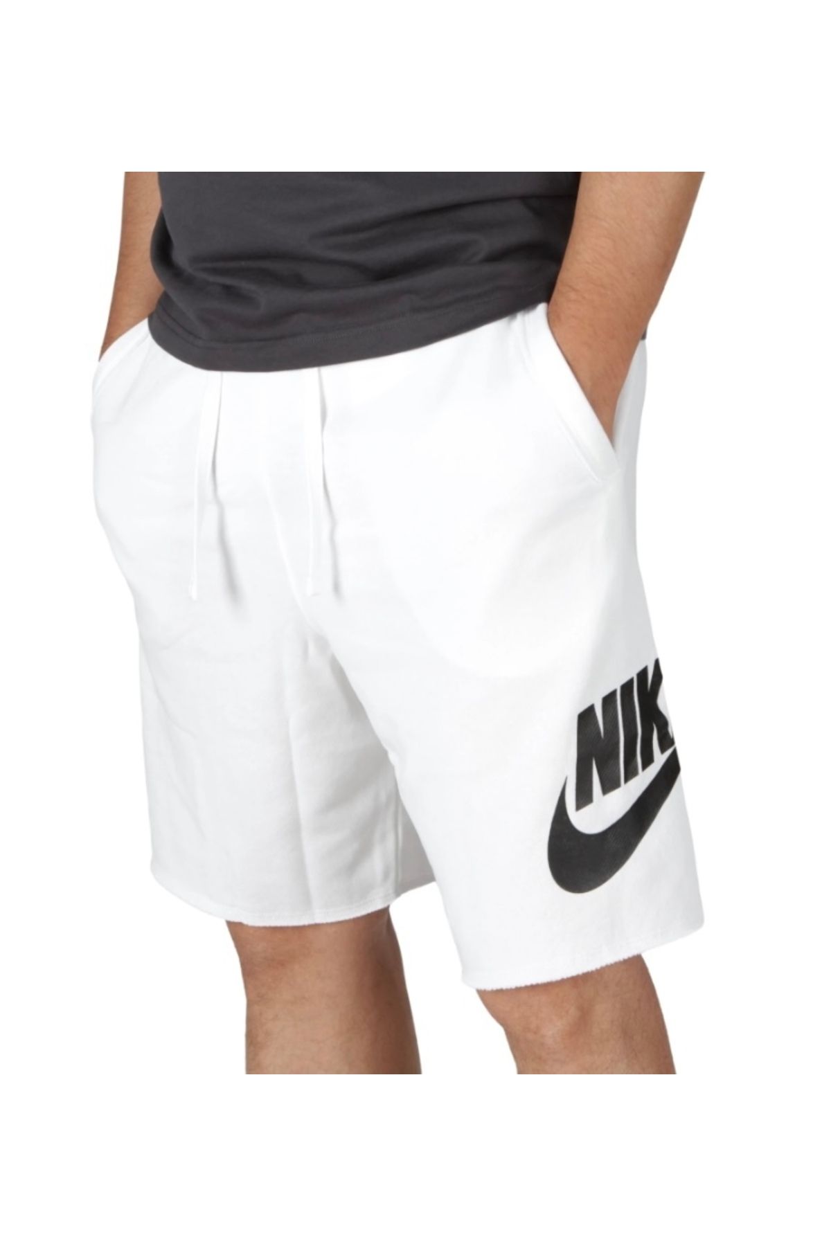 Nike Club Alumni French Terry Erkek Şort (Siyah)