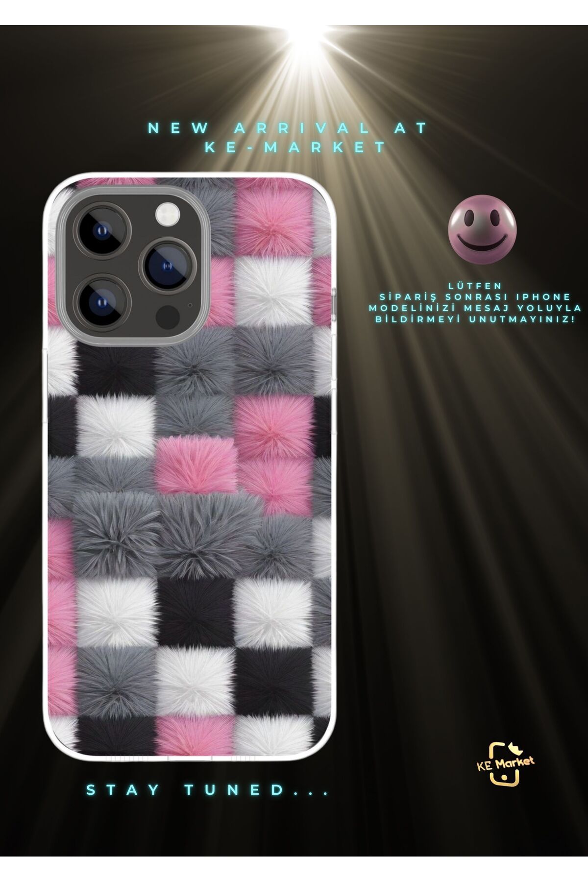 SOFTCASE Pastel Series Iphone Tasarım Kılıf (LÜTFEN MESAJ YOLUYLA TELEFON MODELİNİZİ YAZINIZ)