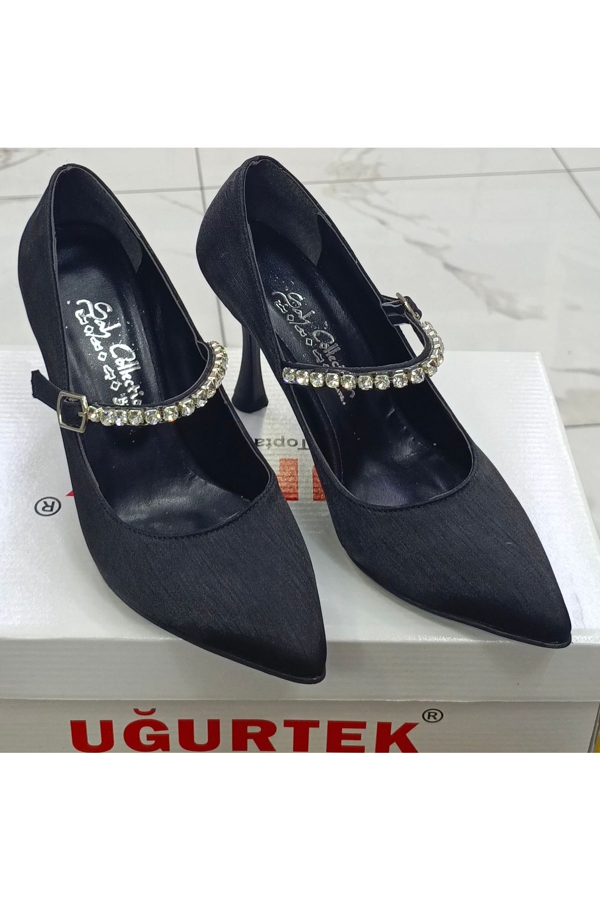 uğurtek klasik topuklu kadın ayakkabı