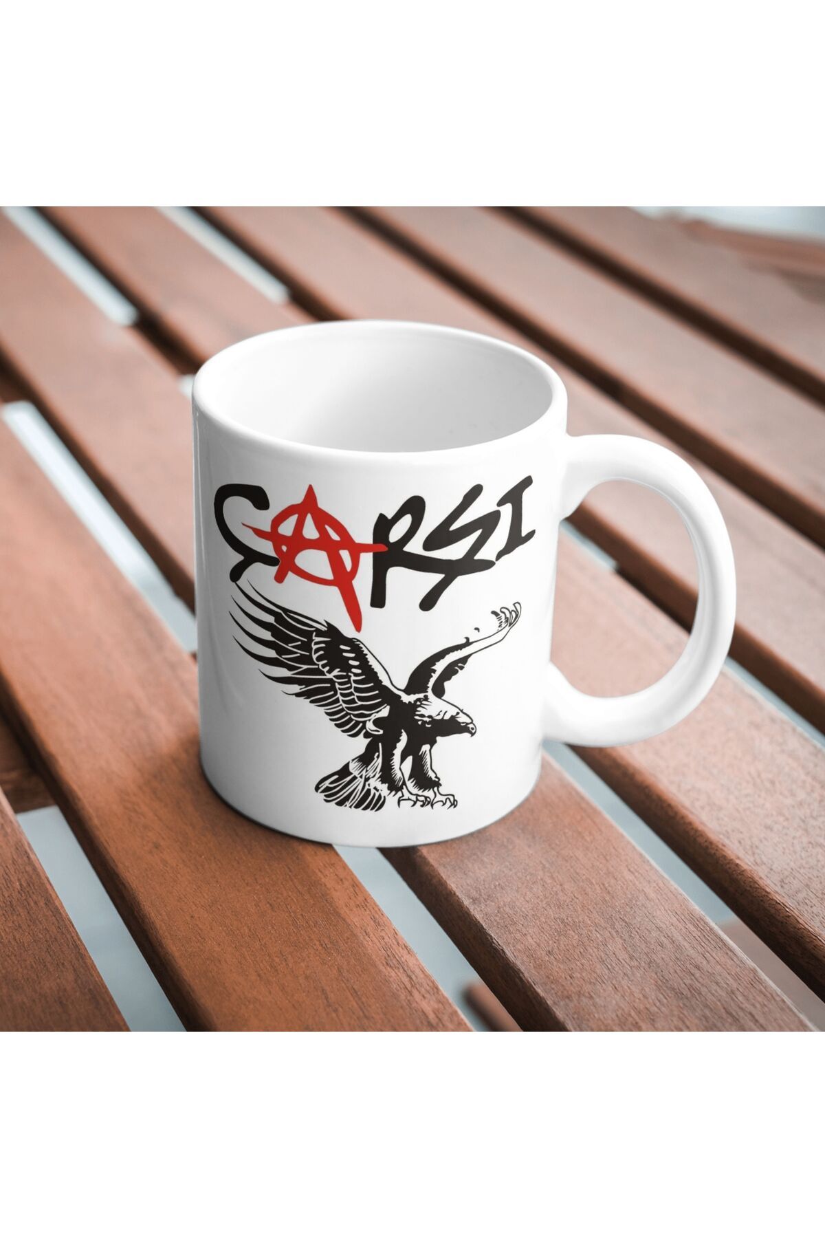 freyja design taraftar baskılı çift taraflı kupa bardak