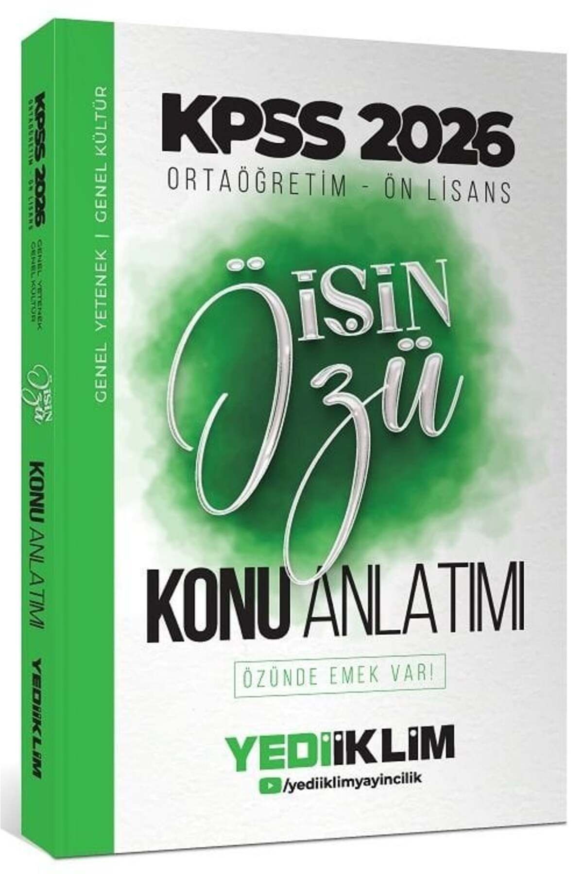 Garantör Akademi Yediiklim 2026 Baskı KPSS Lise Ortaöğretim Ön Lisans İşin Özü Konu Anlatımlı