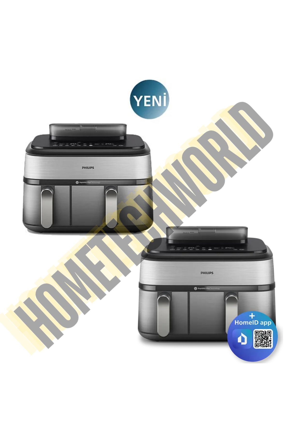 Philips NA555/00 5000 Serisi Çift Hazneli Airfryer YENİ