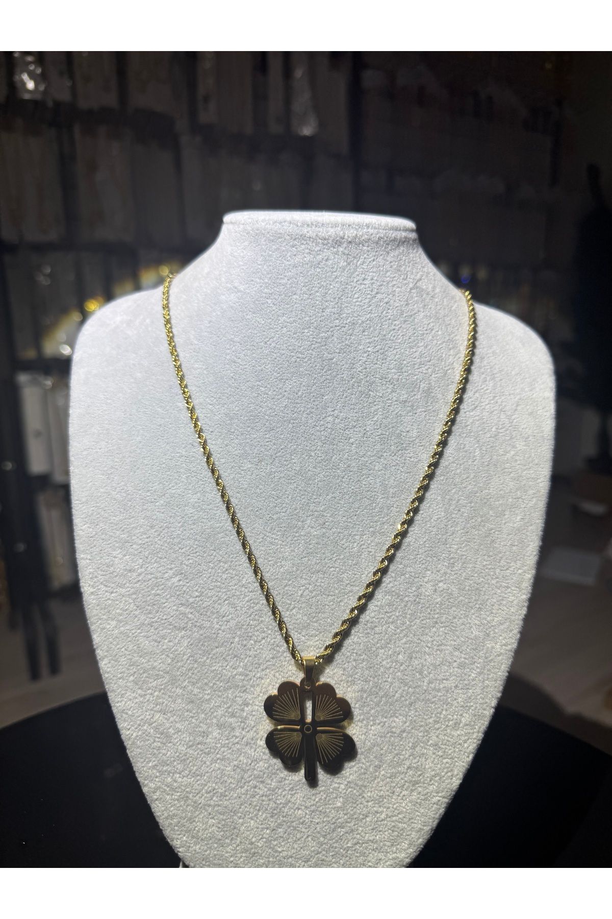 XUPING JEWELRY KADIN 18K ÇELİK KOLYE PASLANMAZ KARARMAZ