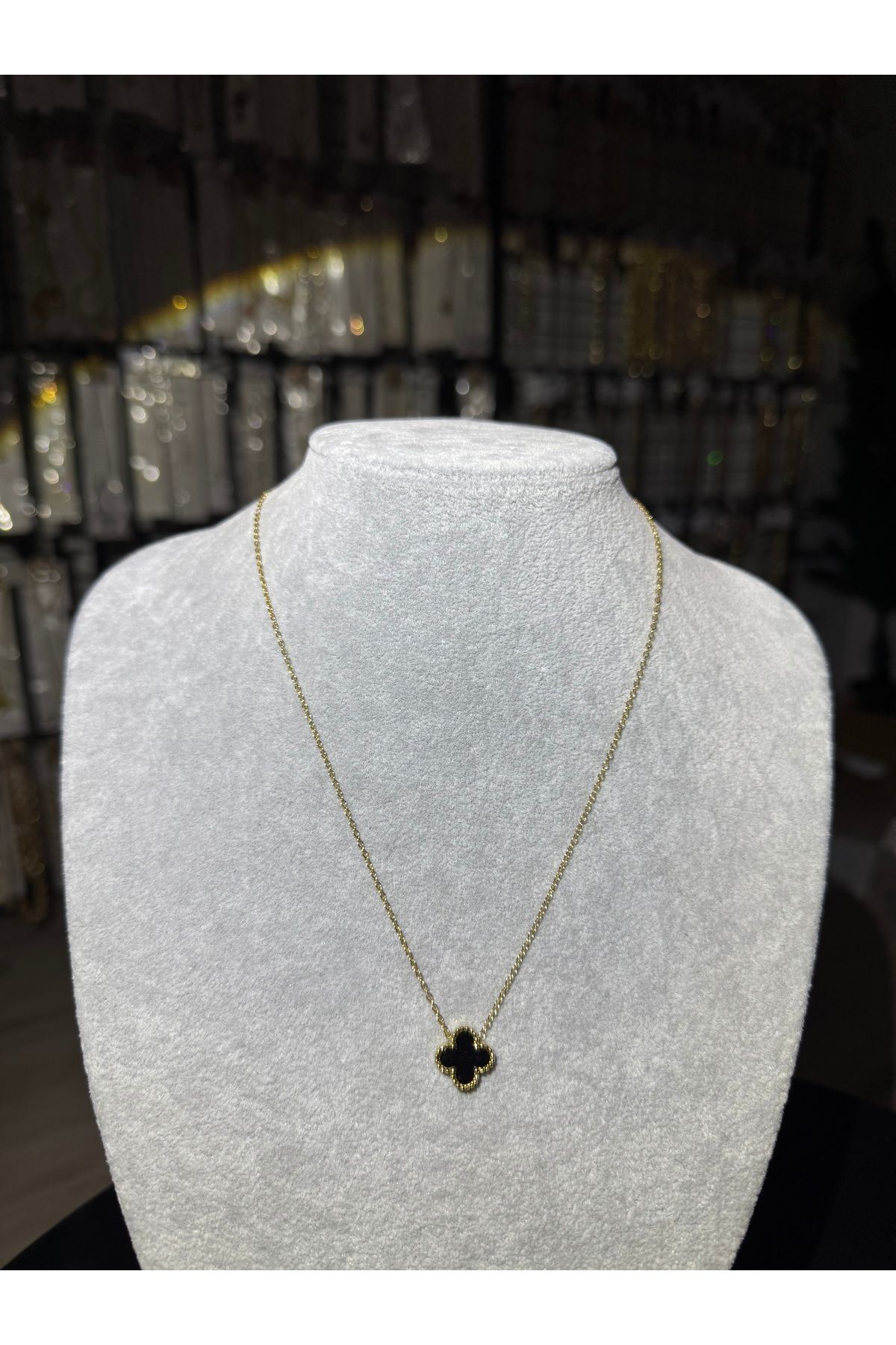 XUPING JEWELRY KADIN 18K ÇELİK KOLYE PASLANMAZ KARARMAZ