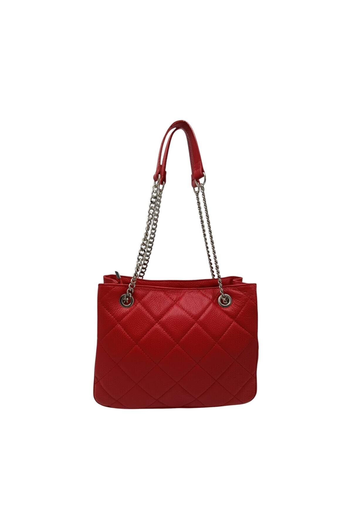 EVoStyle-EVoStyle JQ34 Women's Bag, Italian Genuine Leather, 32 x 25 x 14.5 cm, Red 3