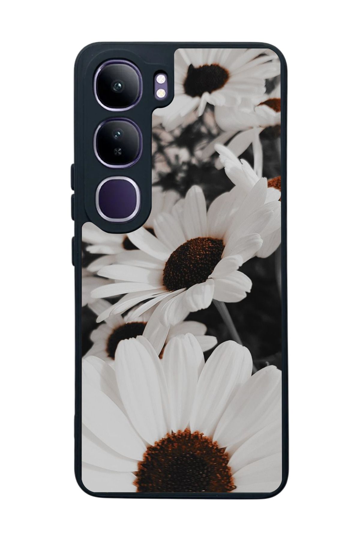 BGAKSESUAR Vivo V40 Lite Uyumlu Mat Siyah Kılıf – Yumuşak Silikon, Koruyucu, Şok Emici Kapak