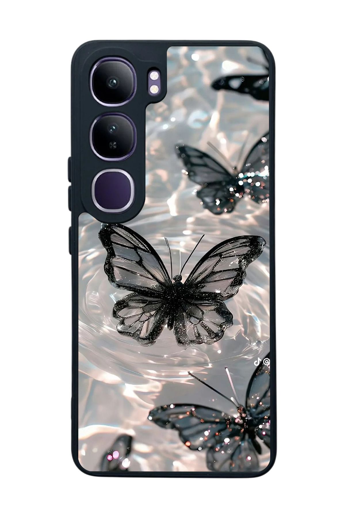 BGAKSESUAR Vivo V40 Lite Uyumlu Mat Siyah Kılıf – Yumuşak Silikon, Koruyucu, Şok Emici Kapak