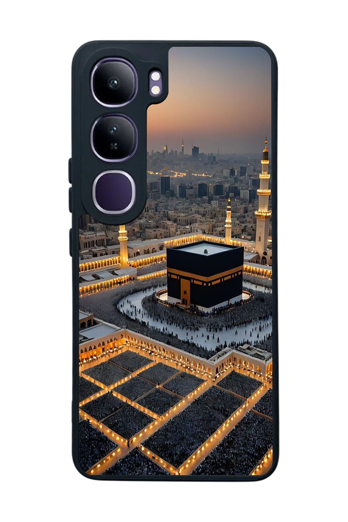 BGAKSESUAR Vivo V40 Lite Uyumlu Mat Siyah Kılıf – Yumuşak Silikon, Koruyucu, Şok Emici Kapak