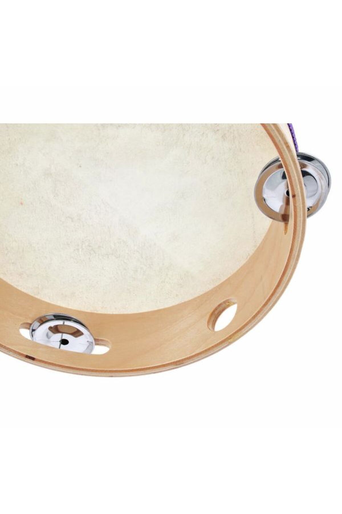 Millenium-Millenium Drum Tambourine 8" Tambourine Natural Skin 4