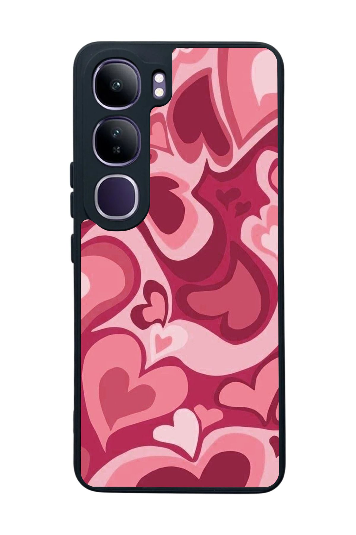 BGAKSESUAR Vivo V40 Lite Uyumlu Mat Siyah Kılıf – Yumuşak Silikon, Koruyucu, Şok Emici Kapak