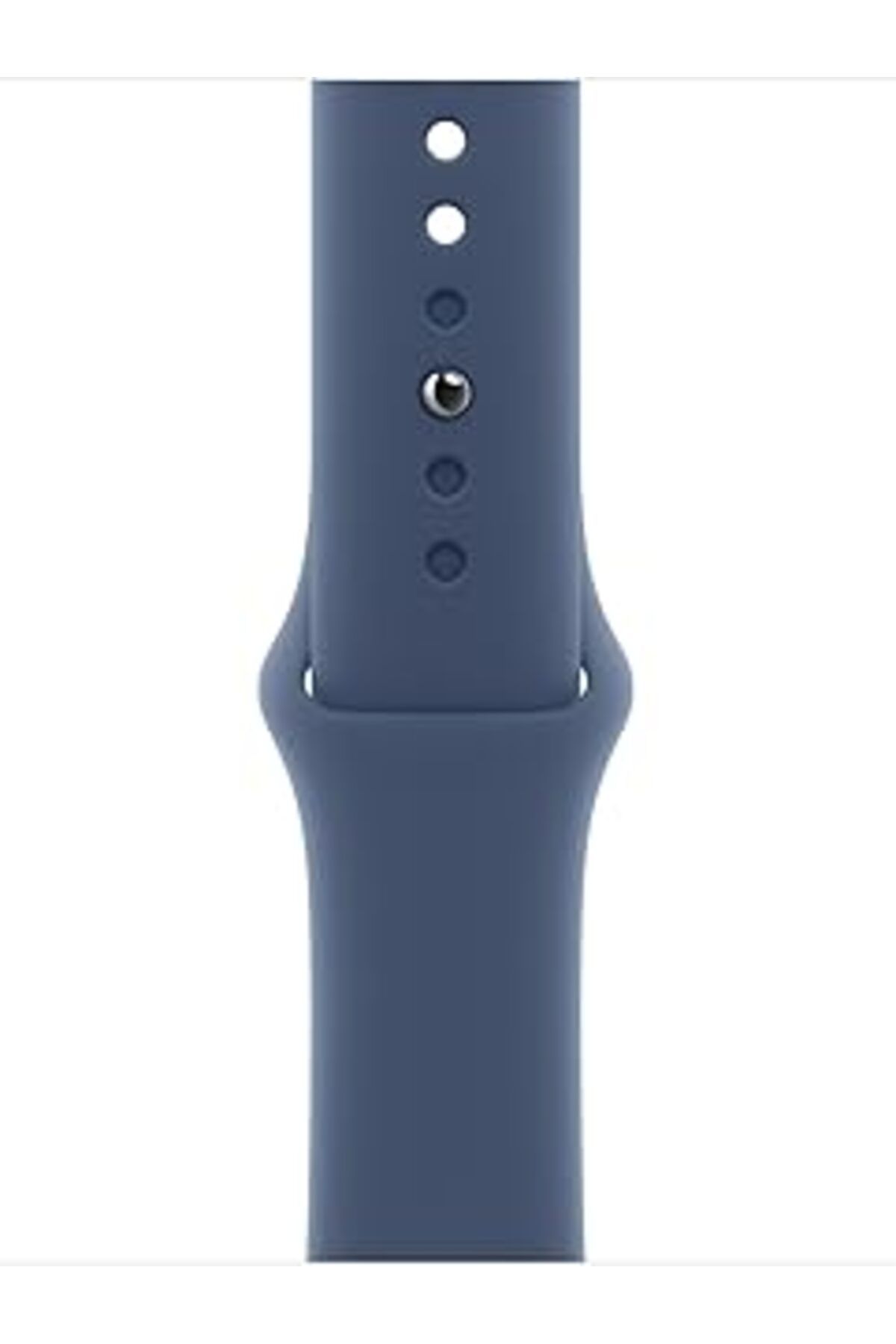 Mu Art Ahşap Apple Watch Band - Spor Kordon - 42 Mm - Kot Rengi - S/M