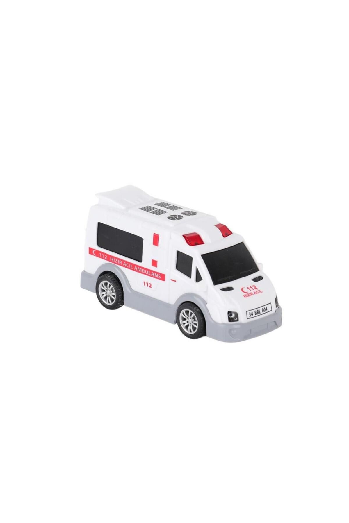 NessiWorld URT004-01 Şehrin Kırılmazları Sürtmeli Ambulans -Birliktoys