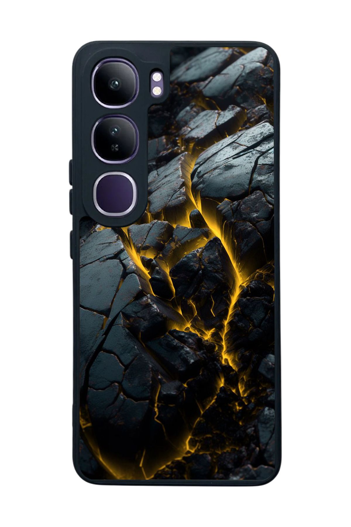 BGAKSESUAR Vivo V40 Lite Uyumlu Mat Siyah Kılıf – Yumuşak Silikon, Koruyucu, Şok Emici Kapak