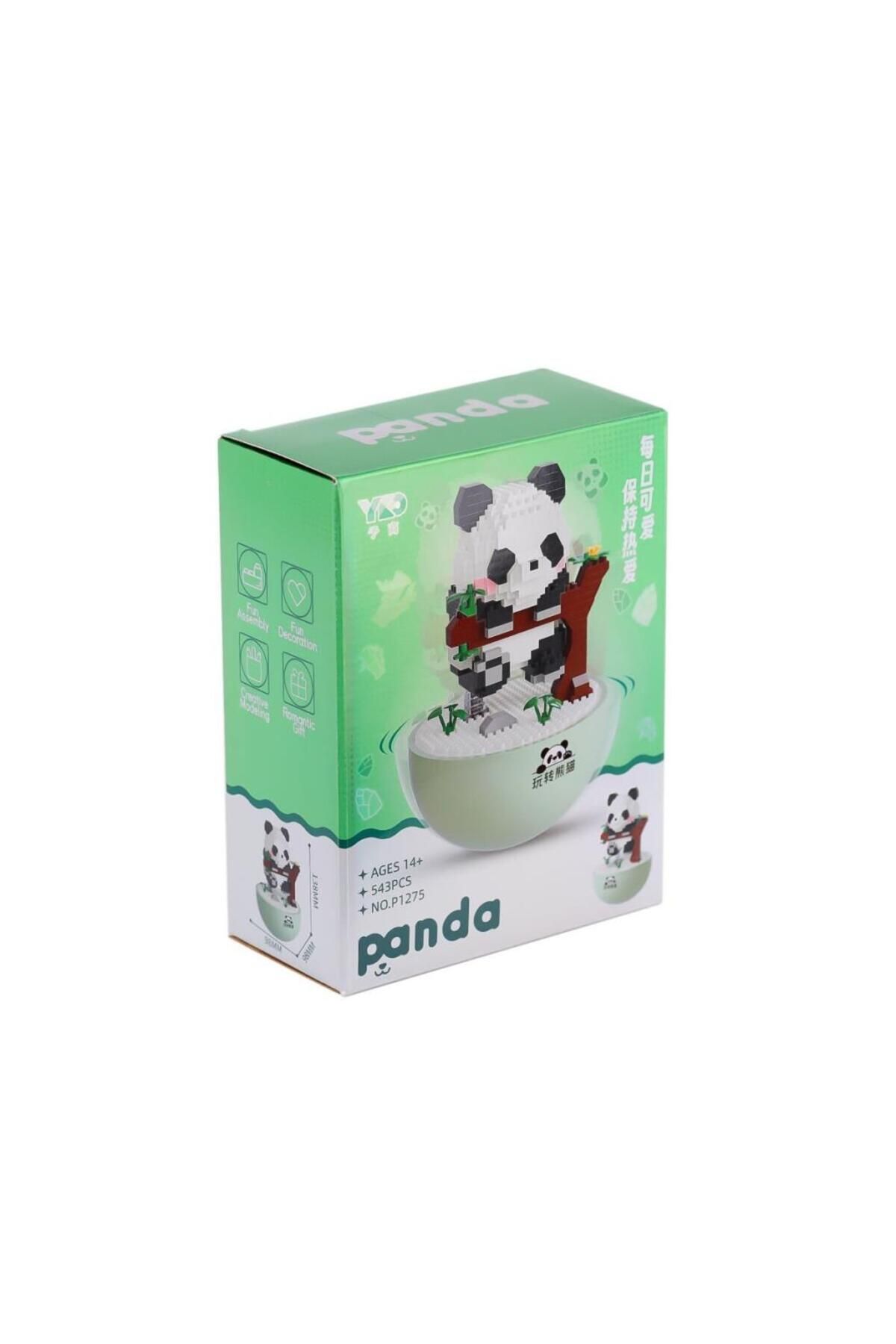 NessiWorld P1275 Panlos Panda 543 Parça Blok Seti -Vagon life