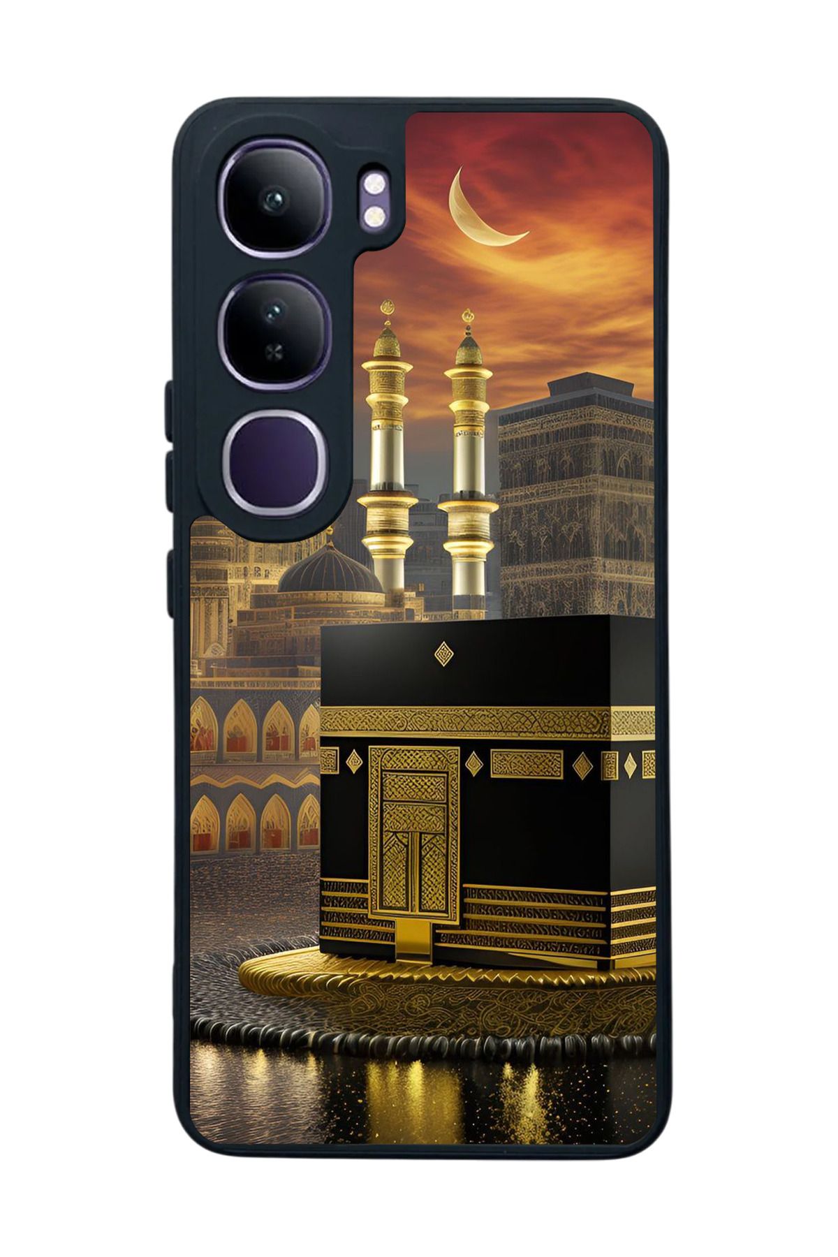 BGAKSESUAR Vivo V40 Lite Uyumlu Mat Siyah Kılıf – Yumuşak Silikon, Koruyucu, Şok Emici Kapak