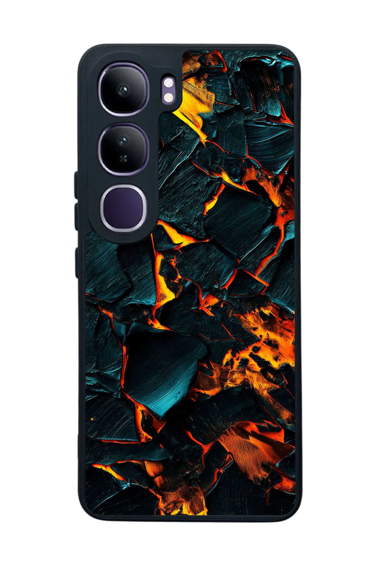 BGAKSESUAR Vivo V40 Lite Uyumlu Mat Siyah Kılıf – Yumuşak Silikon, Koruyucu, Şok Emici Kapak